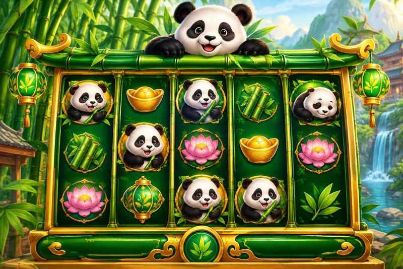 Ilustrasi provider PG Soft dengan grafis mobile